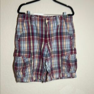 Polo by Ralph Lauren Red and Blue Cargo Shorts